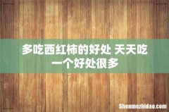 多吃西红柿的好处 天天吃一个好处很多