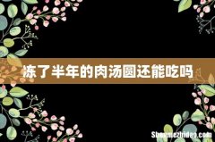 冻了半年的肉汤圆还能吃吗