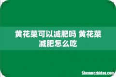 黄花菜可以减肥吗 黄花菜减肥怎么吃