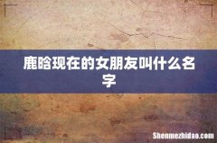 鹿晗现在的女朋友叫什么名字