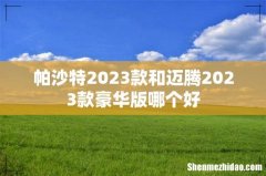 帕沙特2023款和迈腾2023款豪华版哪个好