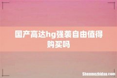 国产高达hg强袭自由值得购买吗