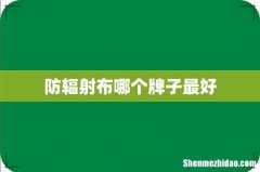 防辐射布哪个牌子最好