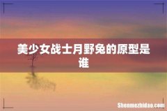 美少女战士月野兔的原型是谁