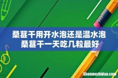 桑葚干用开水泡还是温水泡 桑葚干一天吃几粒最好