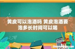 黄皮可以泡酒吗 黄皮泡酒要泡多长时间可以喝