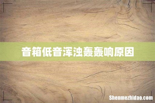 音箱低音浑浊轰轰响原因