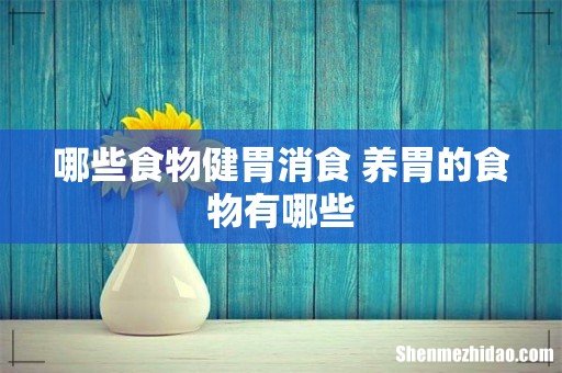 哪些食物健胃消食 养胃的食物有哪些