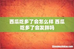 西瓜吃多了会怎么样 西瓜吃多了会发胖吗