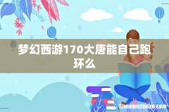 梦幻西游170大唐能自己跑环么