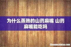 为什么蒸熟的山药麻嘴 山药麻嘴能吃吗