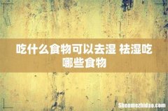 吃什么食物可以去湿 祛湿吃哪些食物