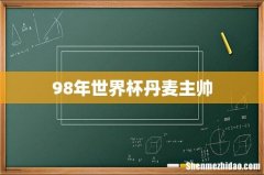 98年世界杯丹麦主帅