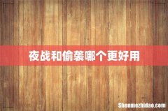夜战和偷袭哪个更好用
