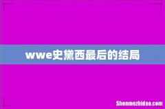wwe史黛西最后的结局