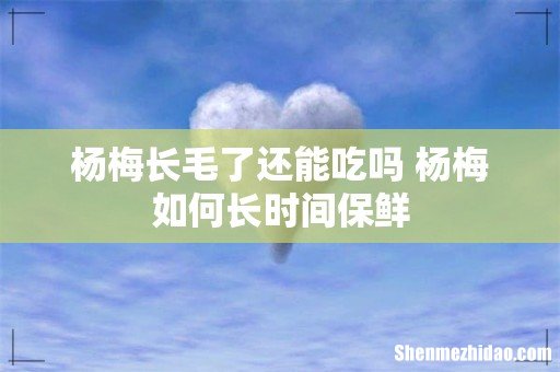 杨梅长毛了还能吃吗 杨梅如何长时间保鲜