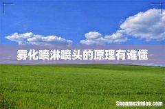 雾化喷淋喷头的原理有谁懂