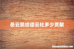 岳云鹏给德云社多少贡献