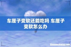 车厘子变软还能吃吗 车厘子变软怎么办