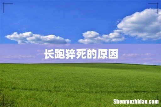 长跑猝死的原因