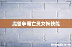 魔兽争霸亡灵女妖技能
