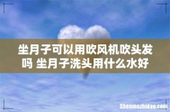 坐月子可以用吹风机吹头发吗 坐月子洗头用什么水好