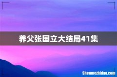 养父张国立大结局41集