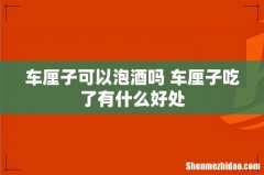 车厘子可以泡酒吗 车厘子吃了有什么好处