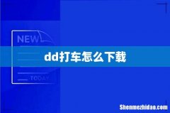 dd打车怎么下载