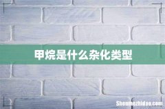 甲烷是什么杂化类型