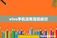 vivo手机没有耳机标识