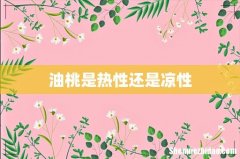 油桃是热性还是凉性