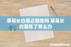 草莓长白霜还能吃吗 草莓长白霜吃了怎么办