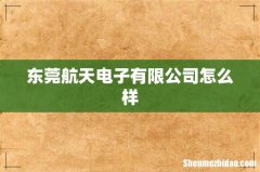东莞航天电子有限公司怎么样
