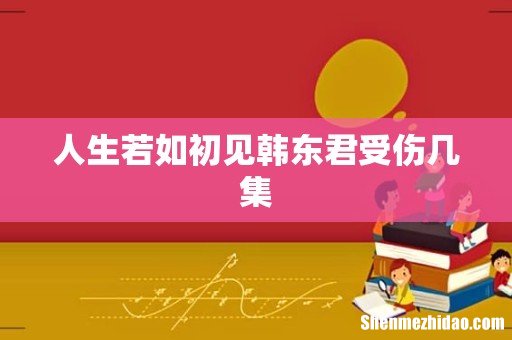 人生若如初见韩东君受伤几集