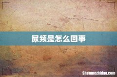 尿频是怎么回事