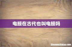 电鳗在古代也叫电鳗吗