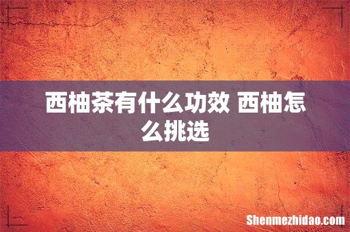 西柚茶有什么功效 西柚怎么挑选