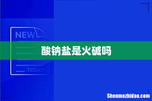 酸钠盐是火碱吗