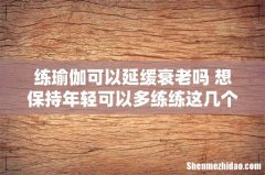 练瑜伽可以延缓衰老吗 想保持年轻可以多练练这几个体式！