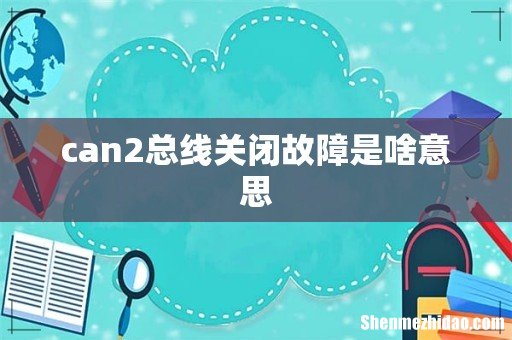can2总线关闭故障是啥意思