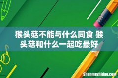 猴头菇不能与什么同食 猴头菇和什么一起吃最好