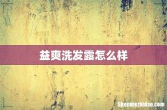 益爽洗发露怎么样