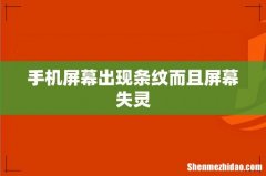手机屏幕出现条纹而且屏幕失灵