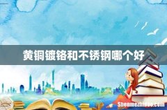 黄铜镀铬和不锈钢哪个好