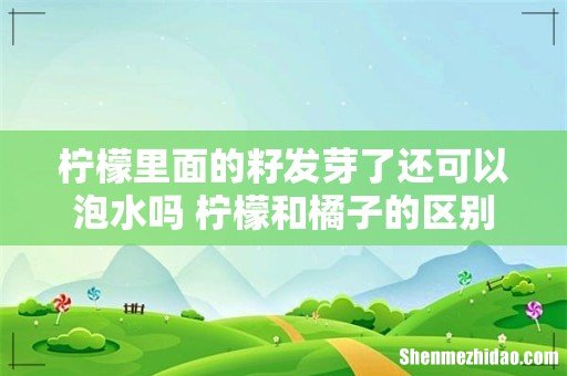 柠檬里面的籽发芽了还可以泡水吗 柠檬和橘子的区别