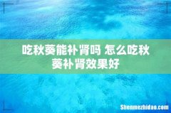 吃秋葵能补肾吗 怎么吃秋葵补肾效果好