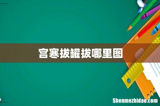 宫寒拔罐拔哪里图