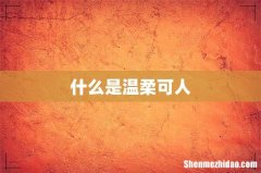 什么是温柔可人