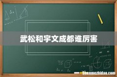 武松和宇文成都谁厉害